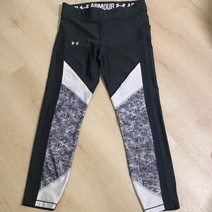 Under Armour Black and White Patterned Leggings